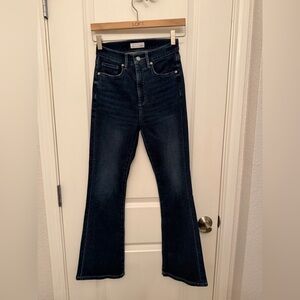 LOFT Dark Indigo Flare Jeans